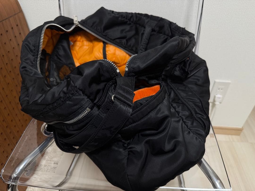 ポーター　タンカー　2way ボストンバッグ　ナイロン　ブラック