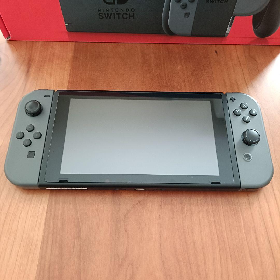 Nintendo Switch本体 グレーJoy-Con SDカード付！