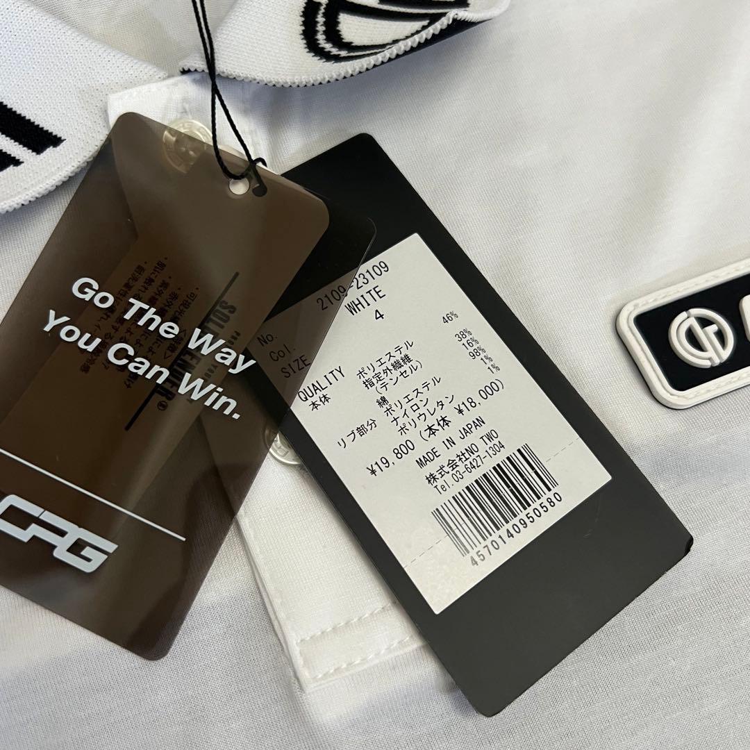 【新品】CPG GOLF シーピージーゴルフ　ポロシャツ　メンズ　4 XL