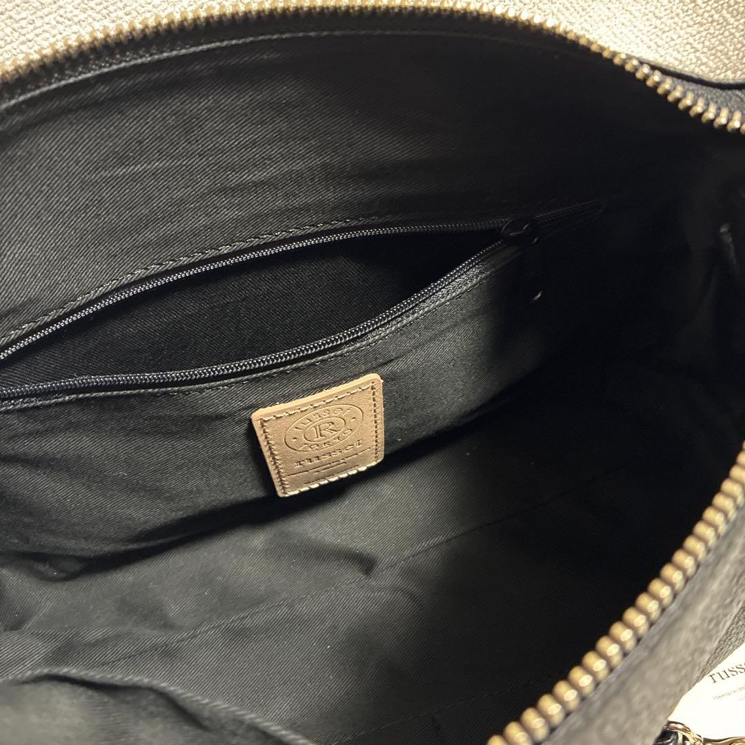 現行販売品！ラシット　レザー　2wayショルダーバッグ　ブラック