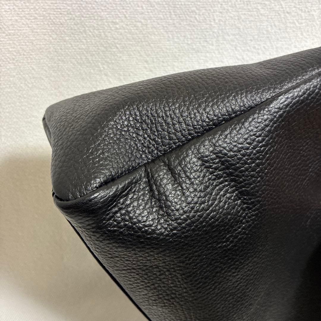 現行販売品！ラシット　レザー　2wayショルダーバッグ　ブラック