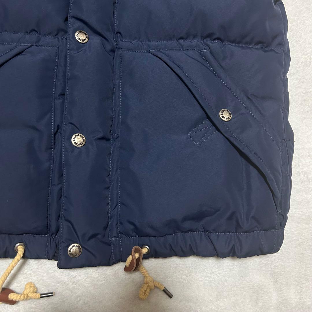 ポロラルフローレン　ダウンベスト　ポニー刺繍　定番　人気商品　ネイビー　2WAY