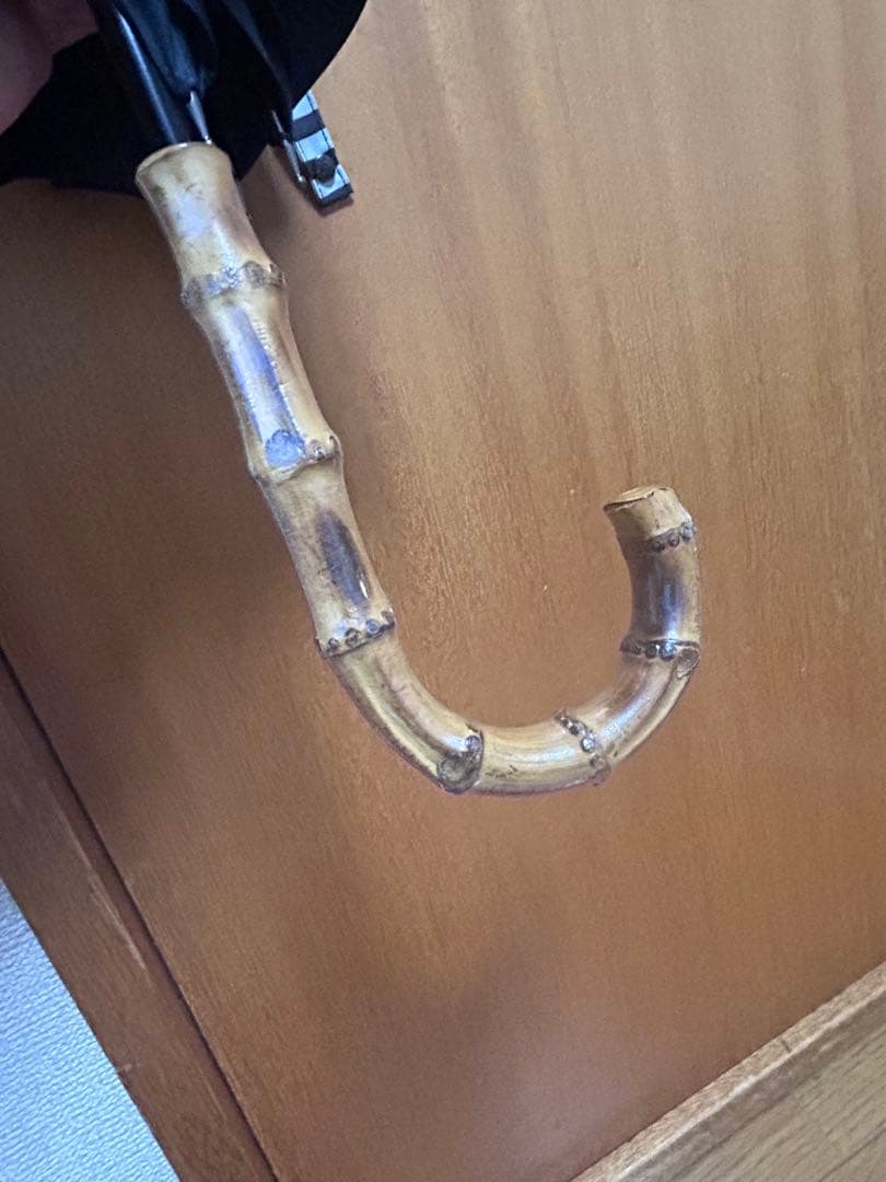 サンバリア100 日傘　長傘 / 白黒ストライプ