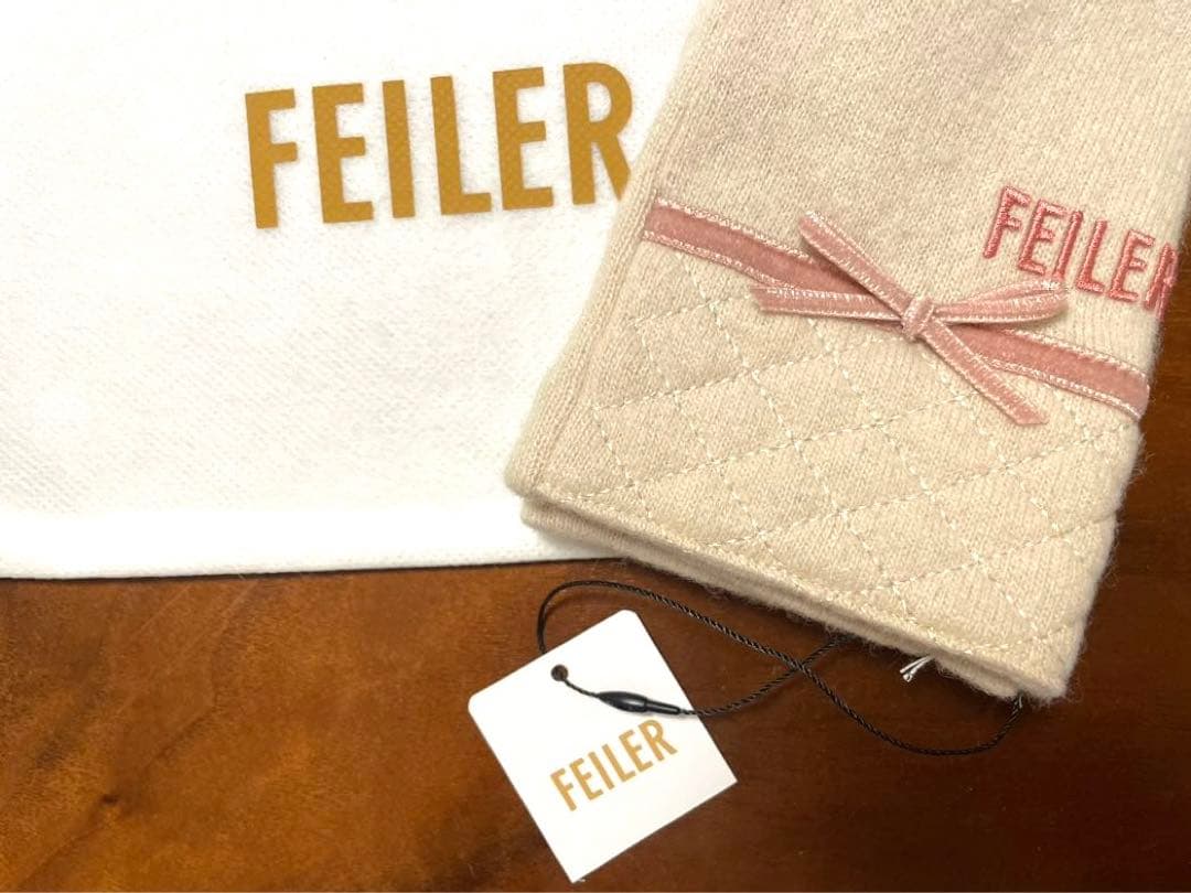 フェイラー　手袋 ロマンスグローブ刺繍