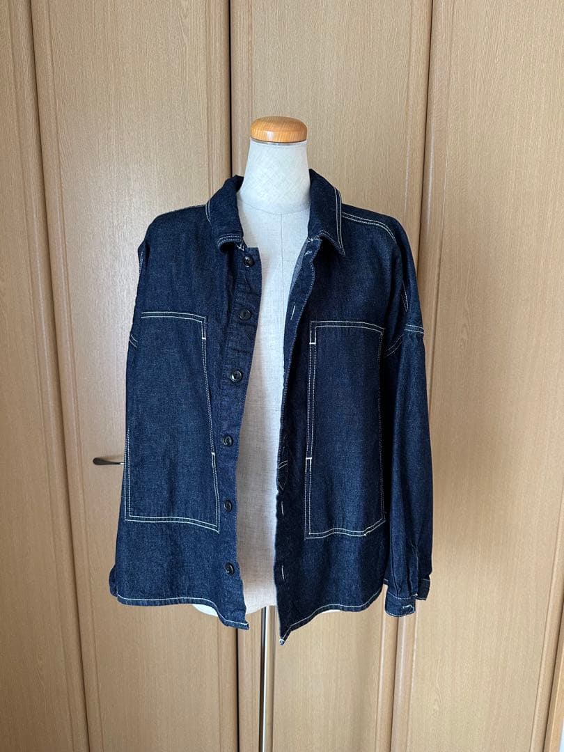 [D.M.G. / ディーエムジー] 7ozデニム プリズナーデニムジャケット