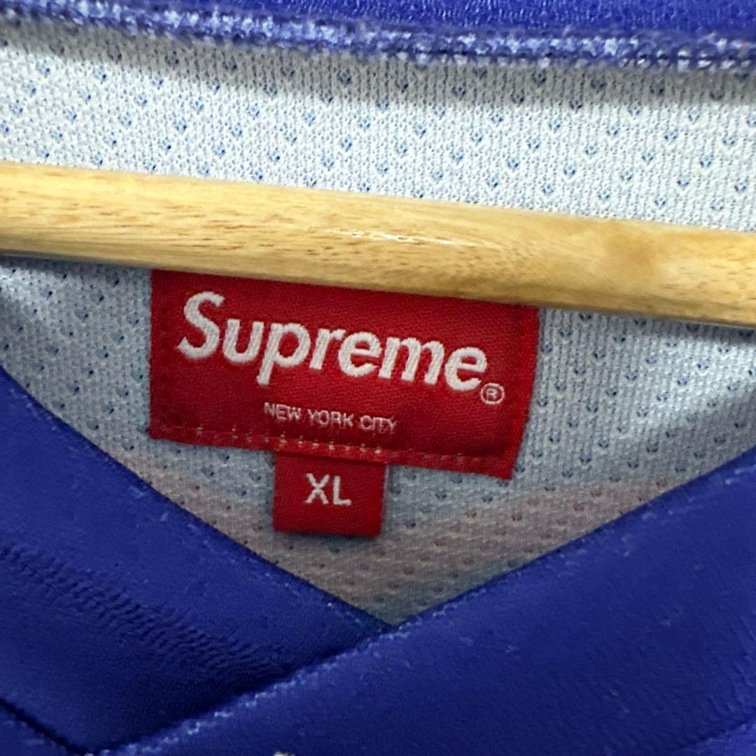 22SS Supreme Eagle Moto Jersey ブルー XLサイズ