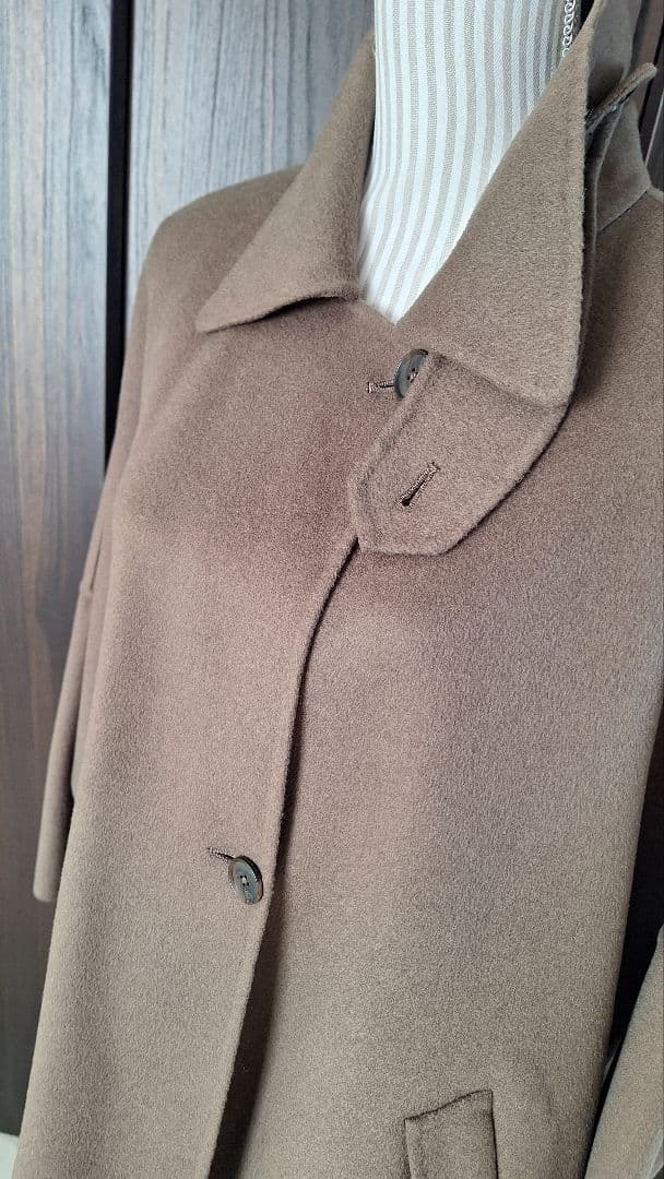 ウールポンチョ風オーバーサイズコート