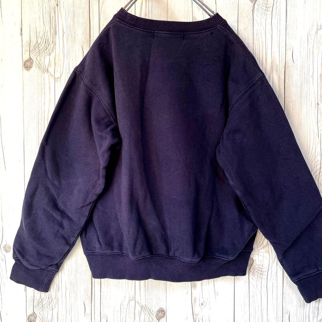 POLO　ポロラルフローレン　ベアー刺繍　スウェットトレナー　レディースM　紺