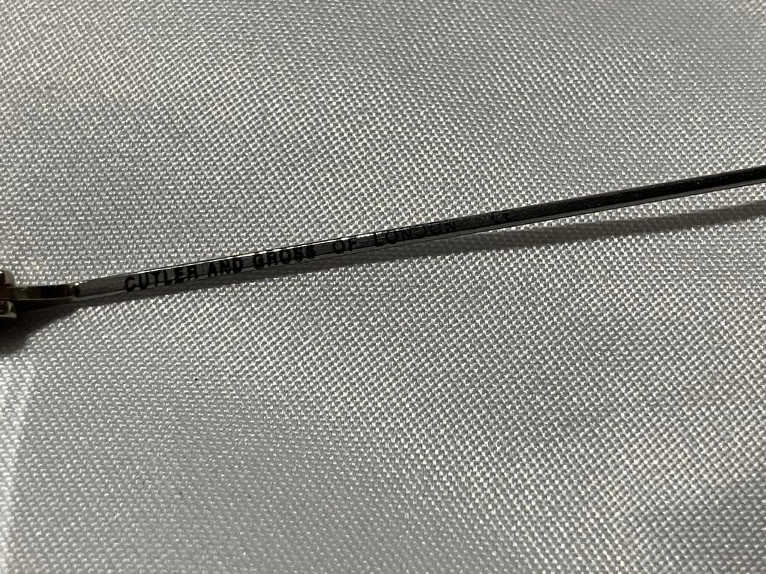 ヴィンテージ ラス1 カトラーアンドグロス メタルフレーム サングラス