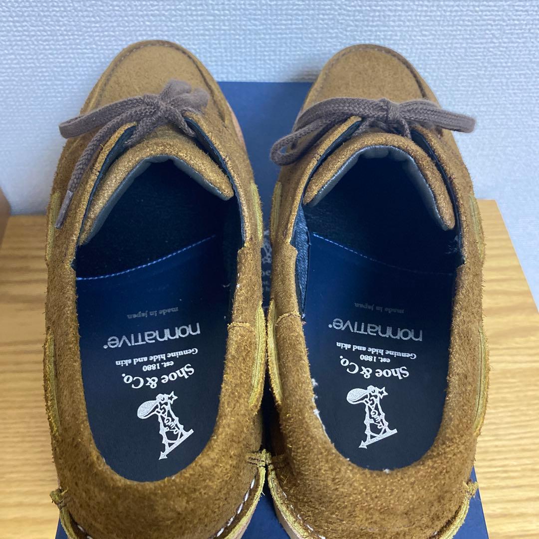 靴 nonnative MARINER MOC SHOES COW LEATHER