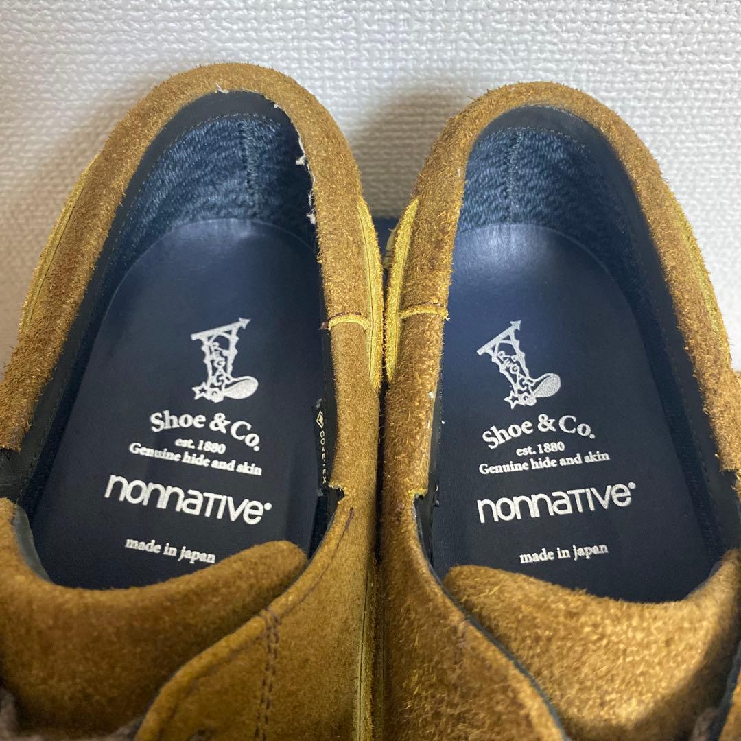 靴 nonnative MARINER MOC SHOES COW LEATHER