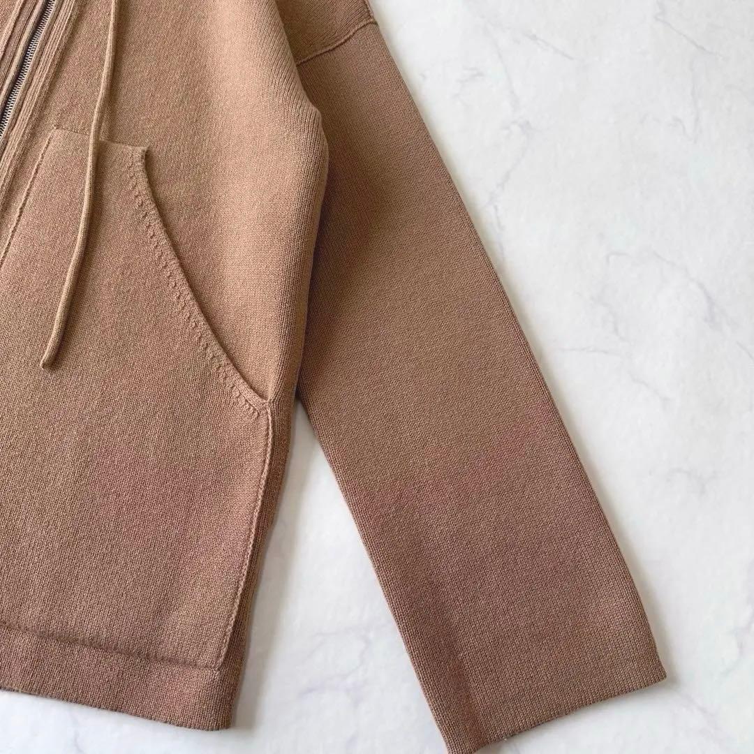 完売品 美品Theory セオリー ダブルフェイスニットフーディー カシミヤ混