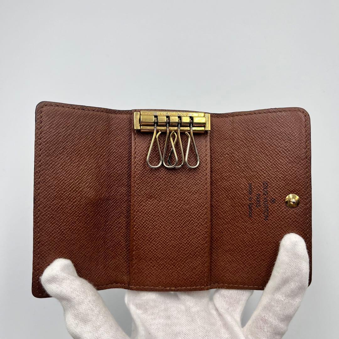 ルイヴィトン　ミュルティクレ4 モノグラム　4連　キーケース