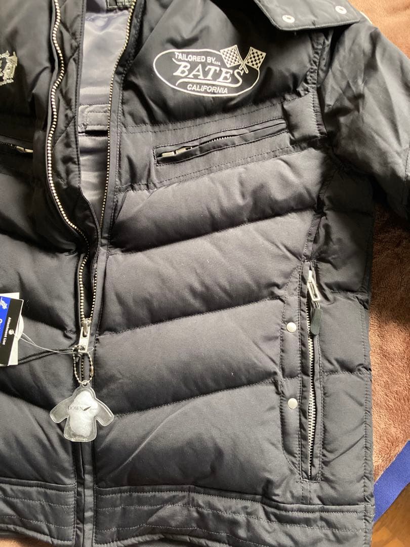 新品タグ付き BATES フード付き黒レディースバイクウエアM可愛い