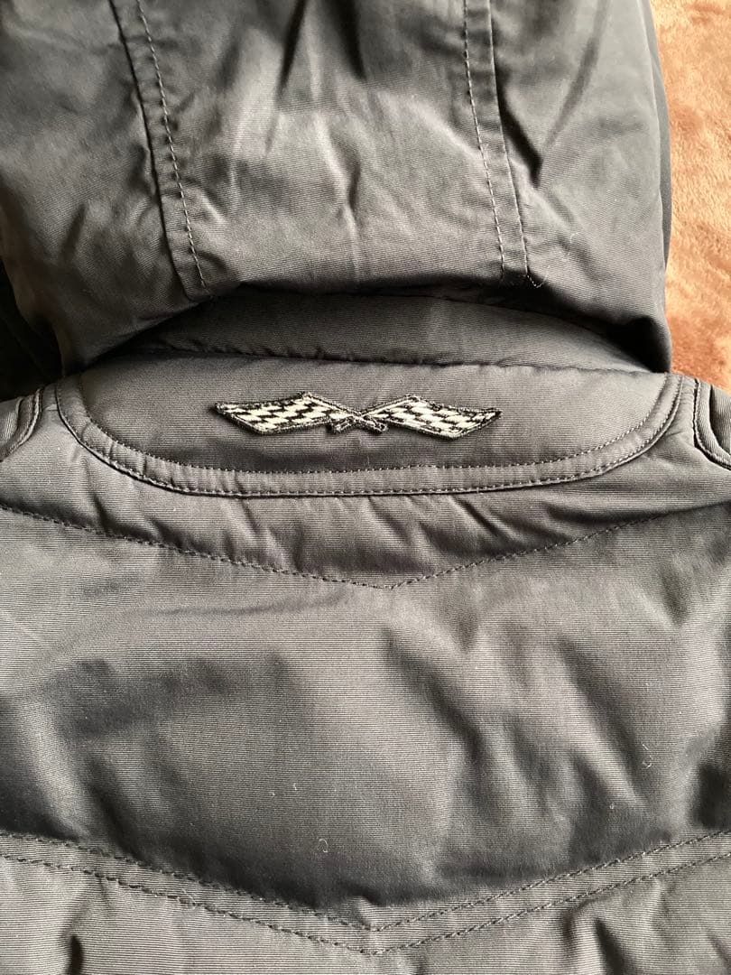 新品タグ付き BATES フード付き黒レディースバイクウエアM可愛い