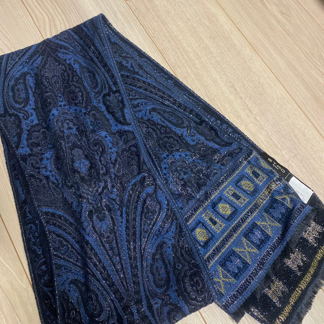 ETRO ストール　ラメ入り
