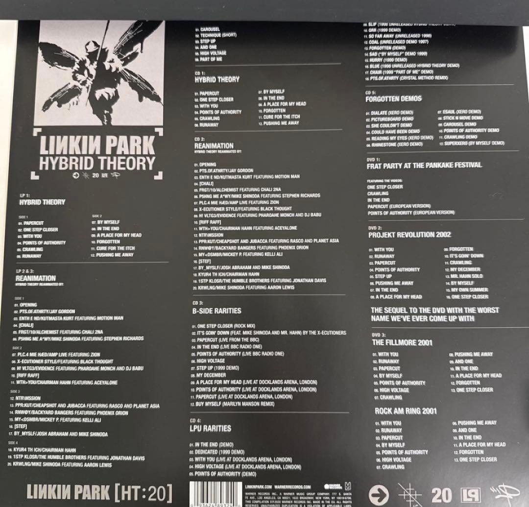 激レア Linkin Park Hybrid Theory 20周年記