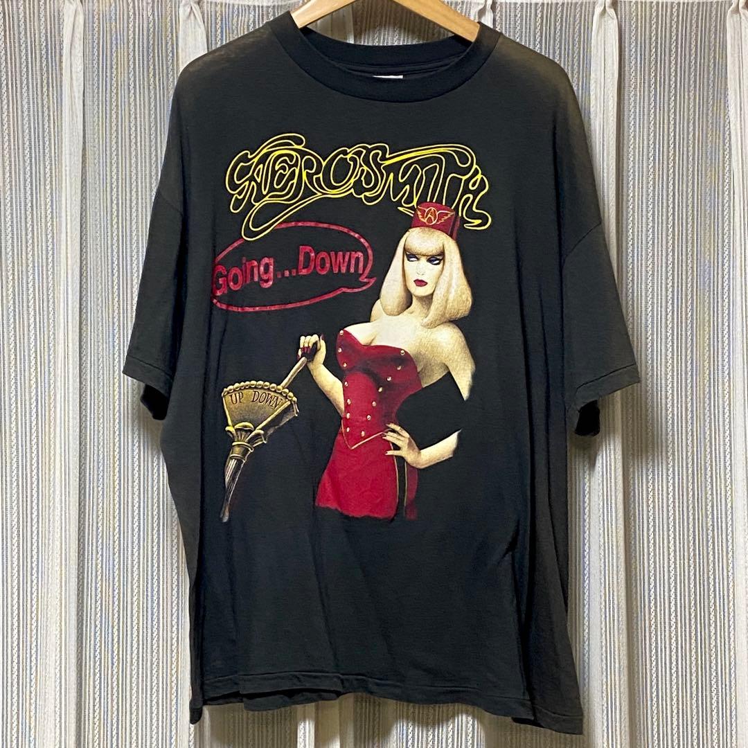 超希少 XL 90s AEROSMITH GOING DOWN ヴィンテージ