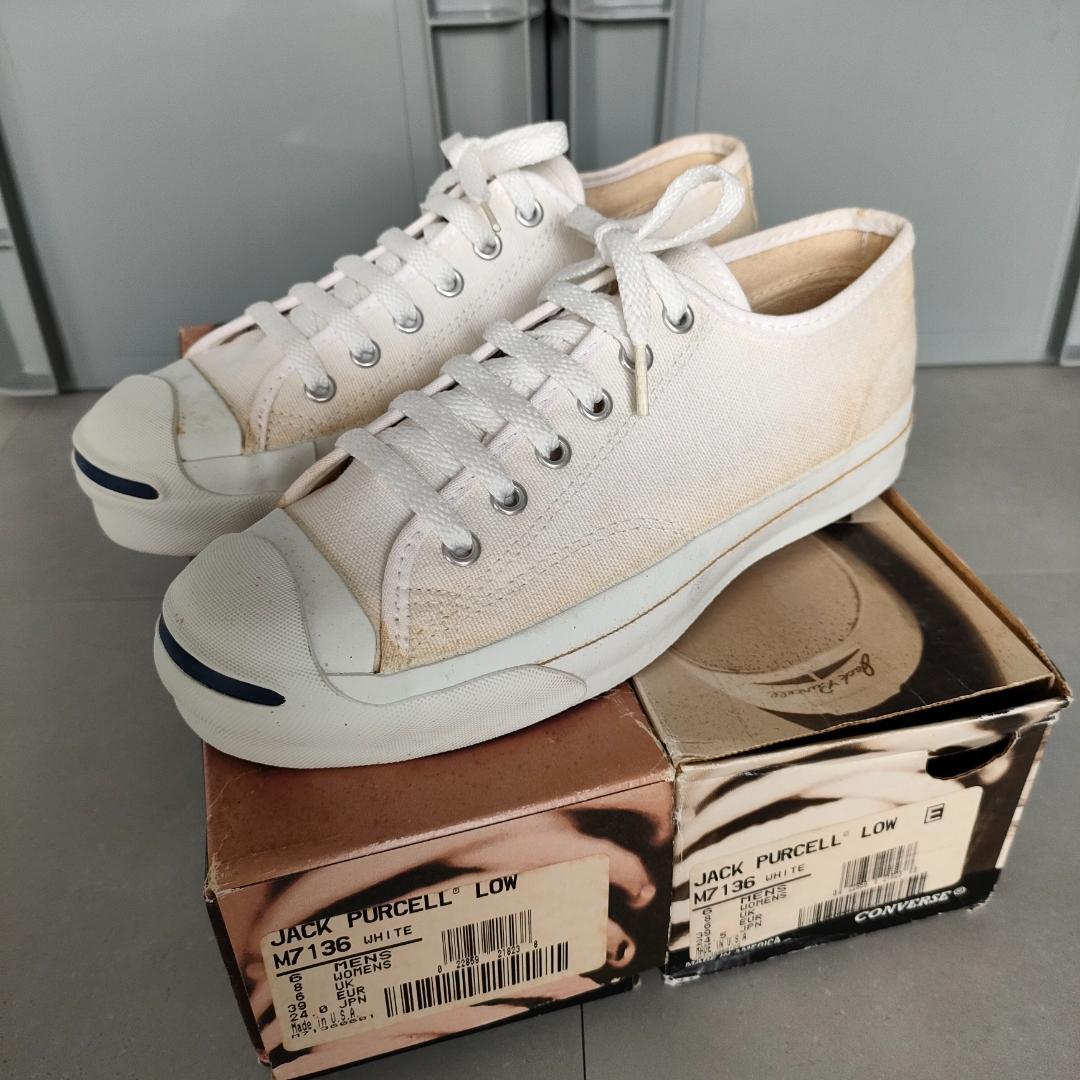 コンバース ジャックパーセル 90年代 24.5cm 箱2個付き