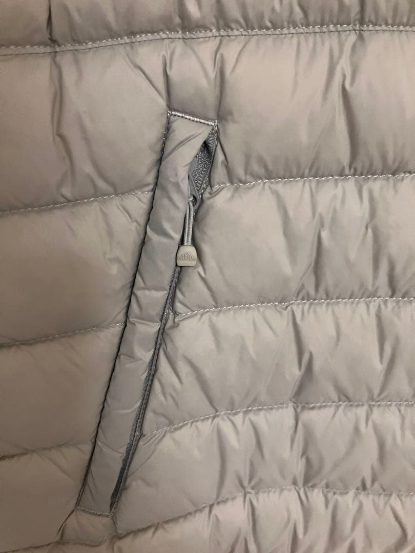 DANTON グレー キルティングダウンベスト 34