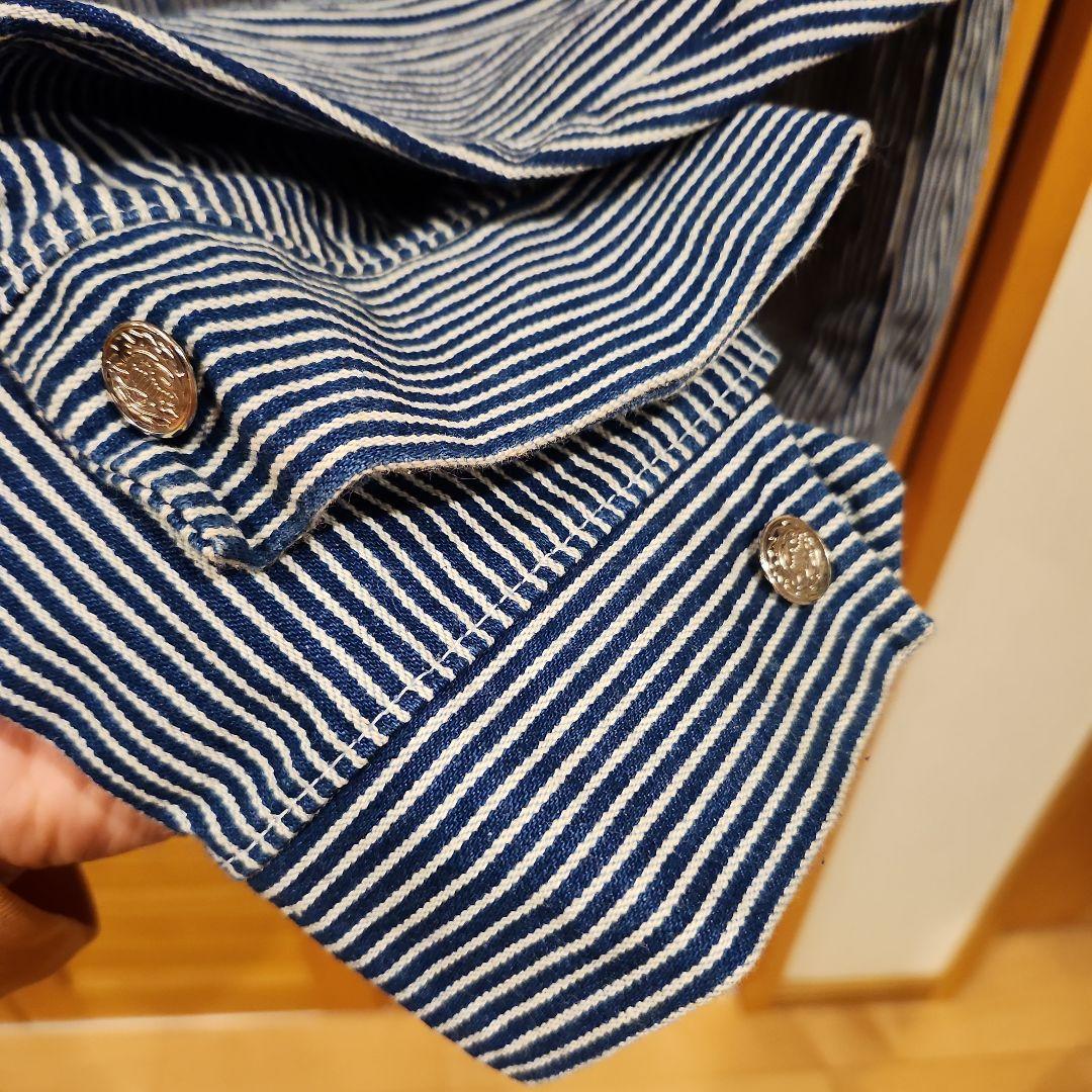 POINTER BRANDカバーオール　ヒッコリーストライプ　USA製　L