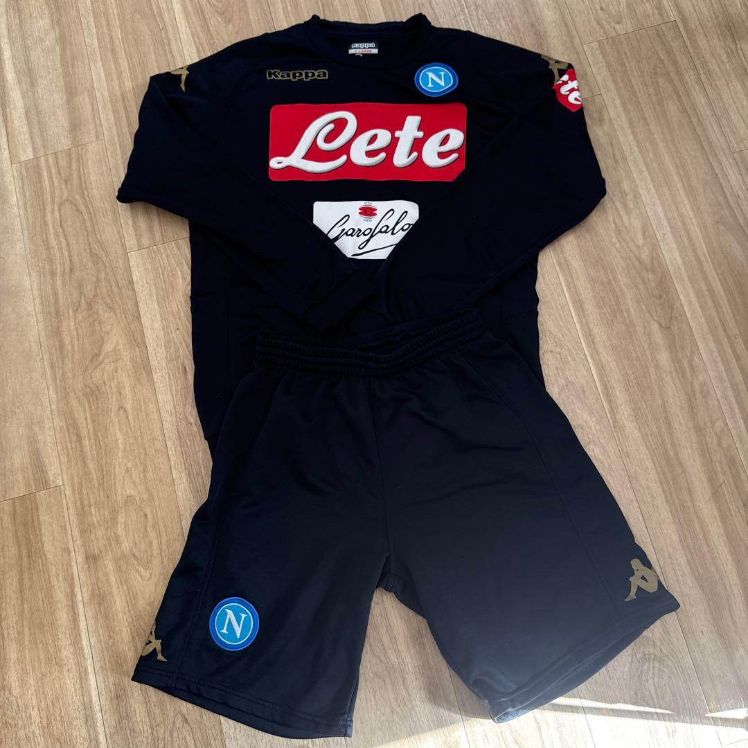 【希少】Kappa Napoli スウェット上下セット黒