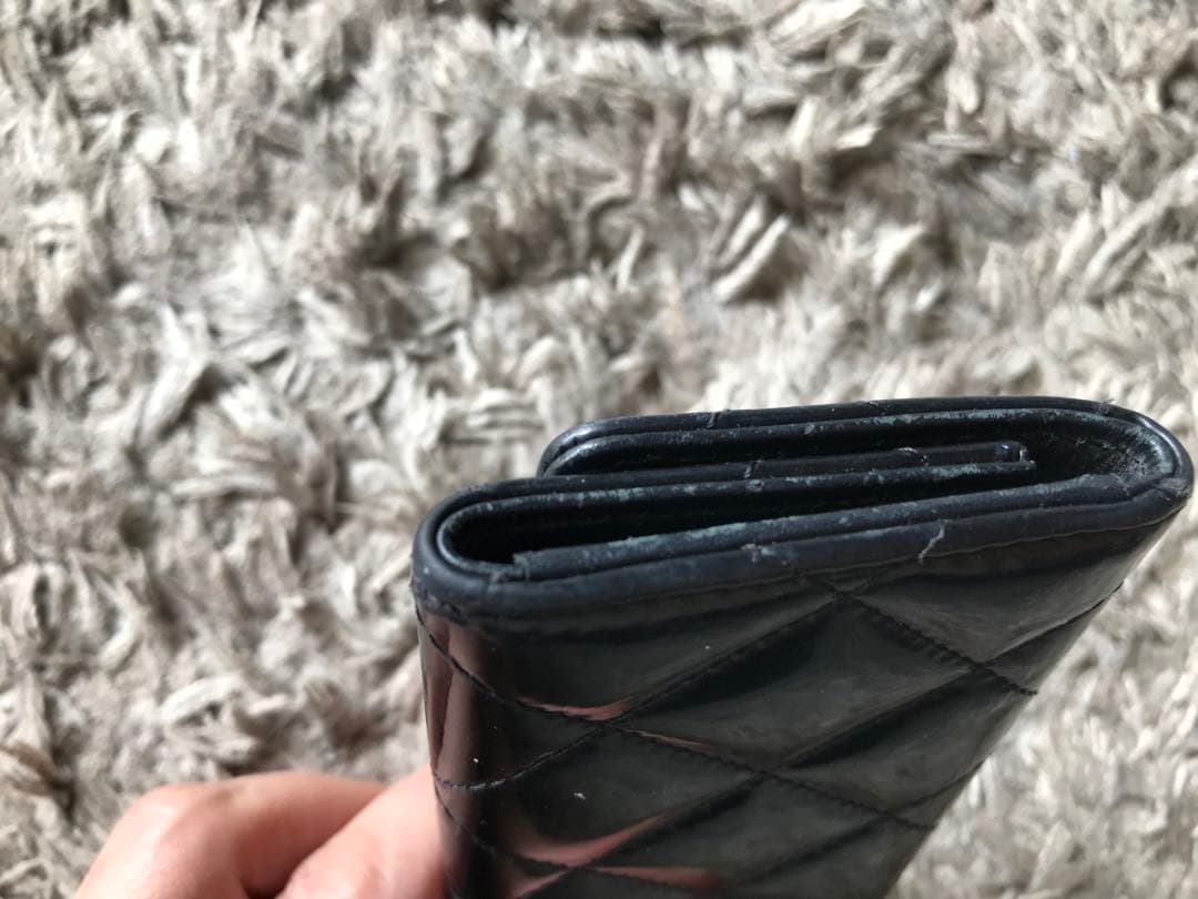 CHANEL キルティング ブラックキーケース