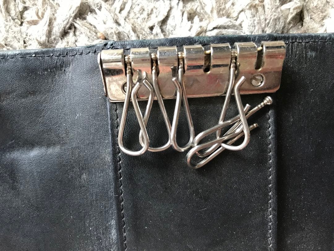 CHANEL キルティング ブラックキーケース