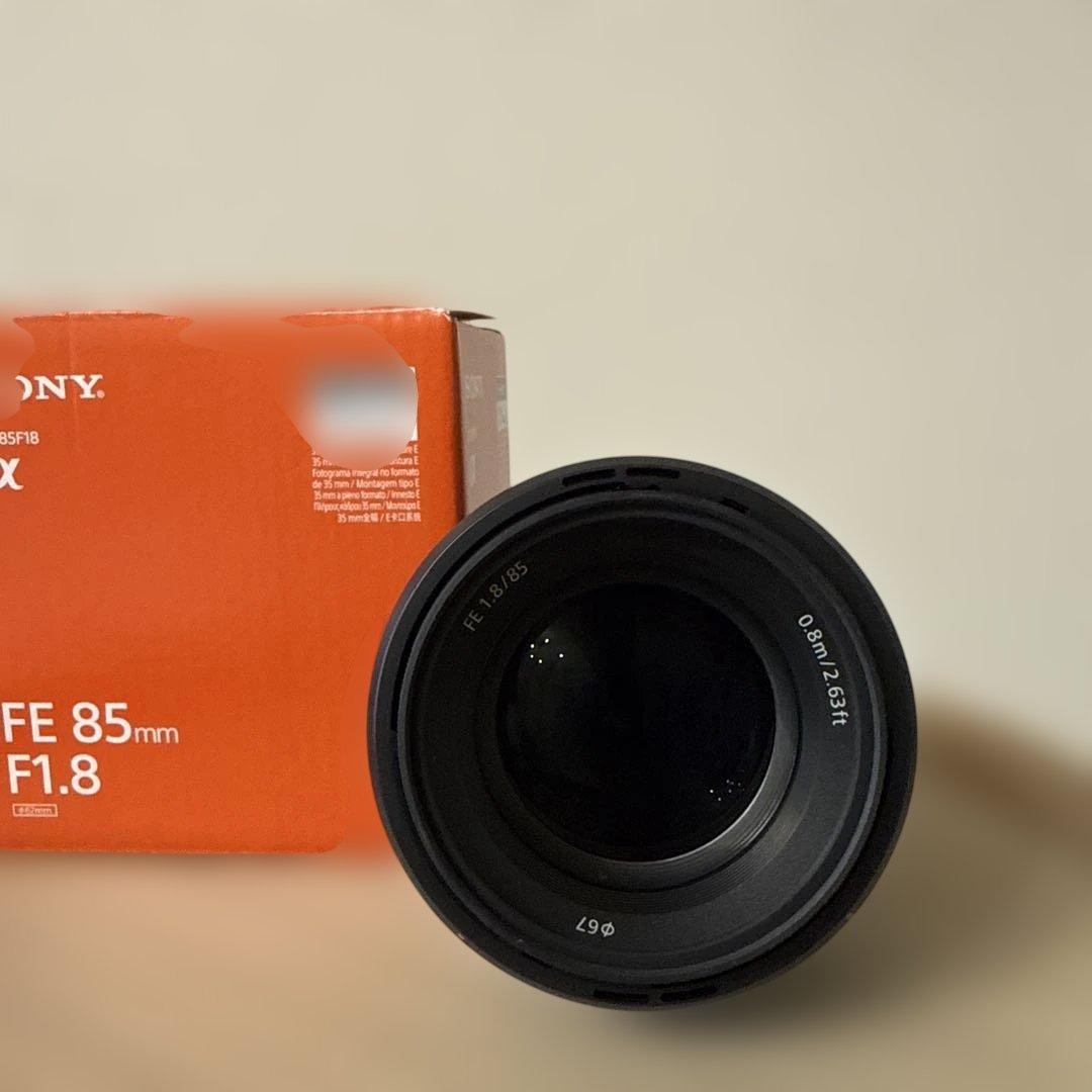SONY FE85mm F1.8 保護フィルター付