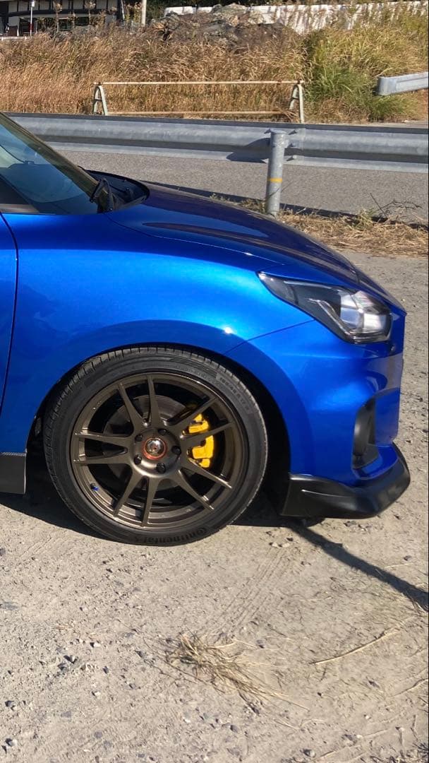 17インチ 7.0JJ DIREZZA ブロンズゴールド4本　名古屋市引き取り