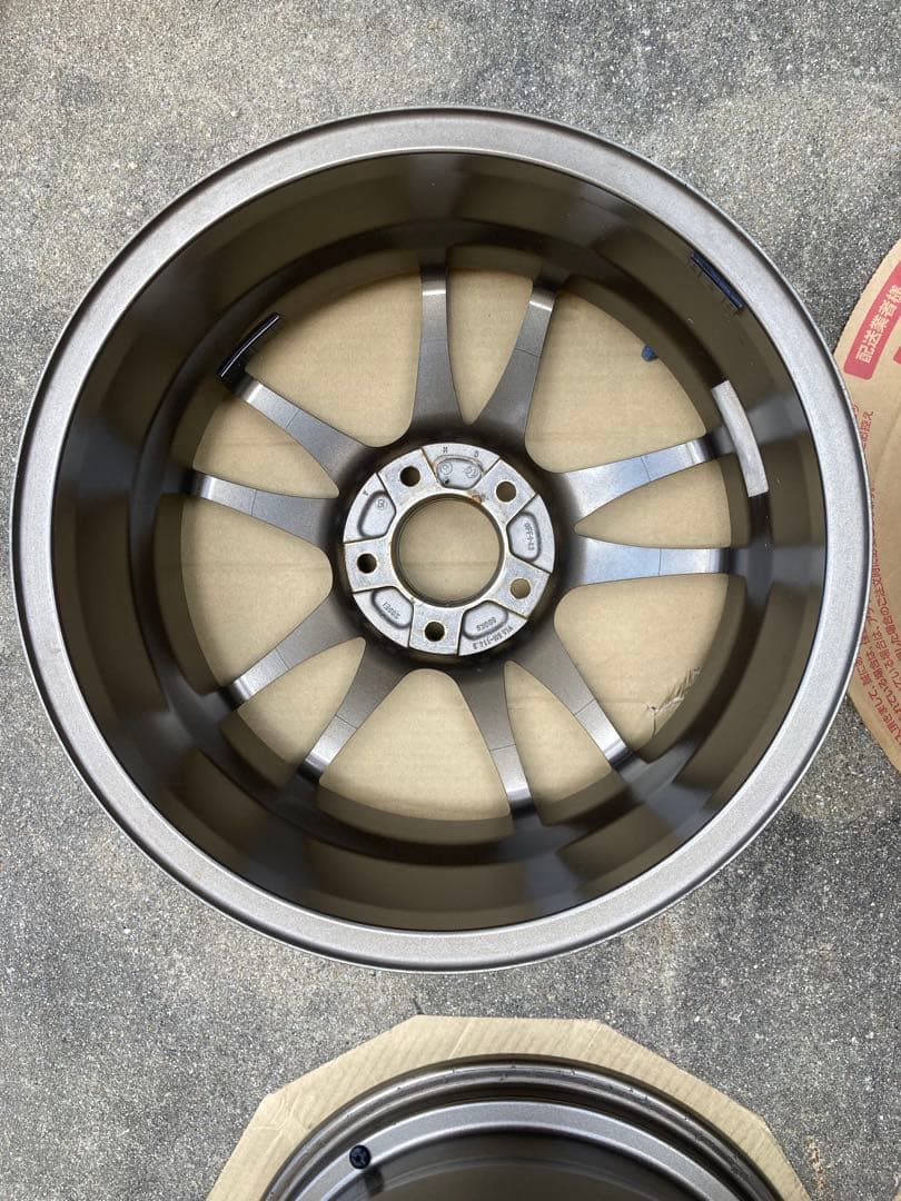 17インチ 7.0JJ DIREZZA ブロンズゴールド4本　名古屋市引き取り