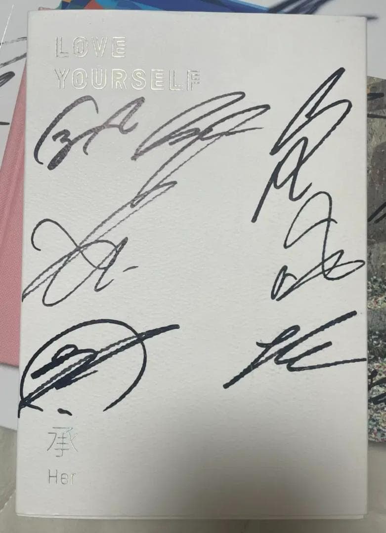 BTSサインアルバム (Love yourself)