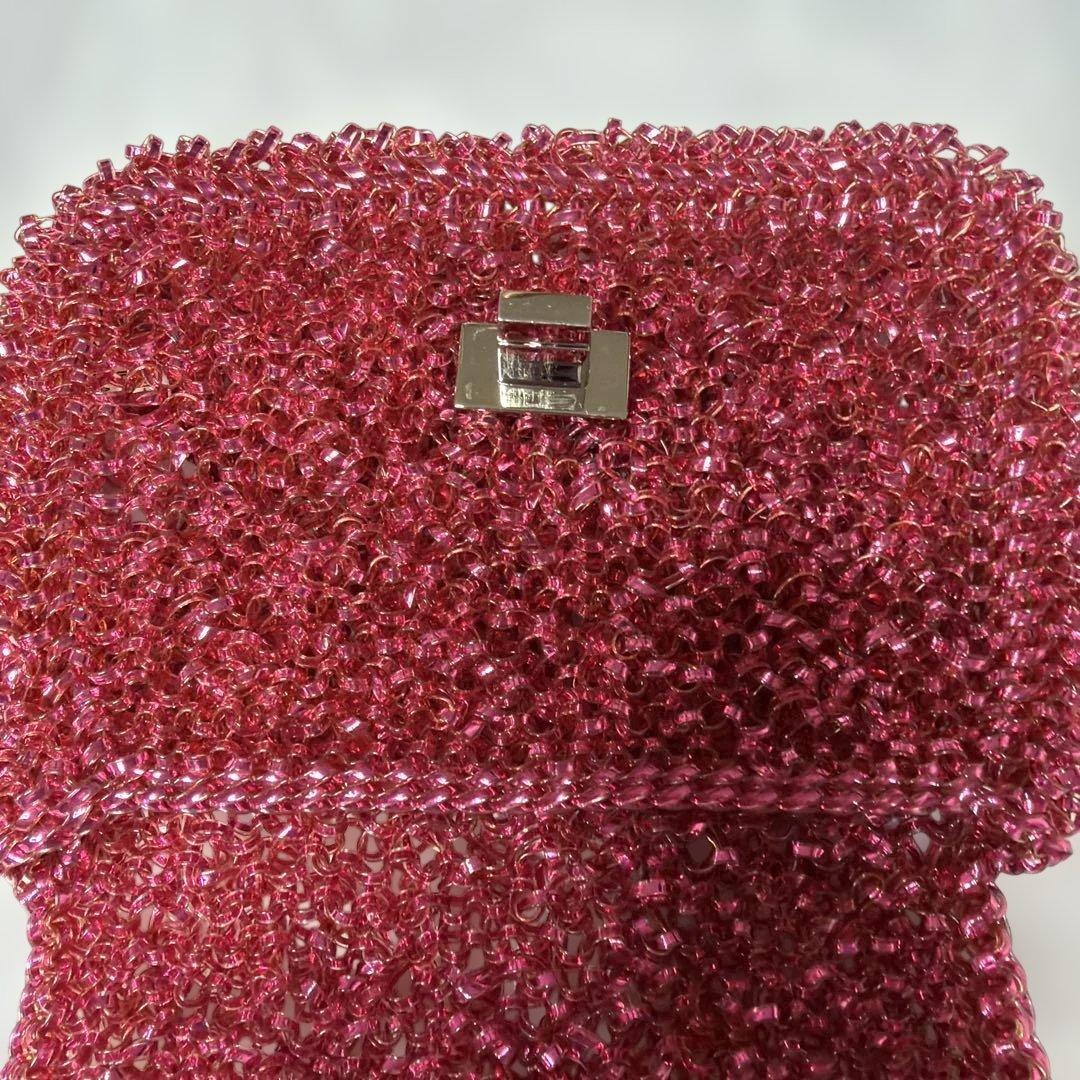 アンテプリマ ワイヤーバッグ ルッケット フクシアピンク