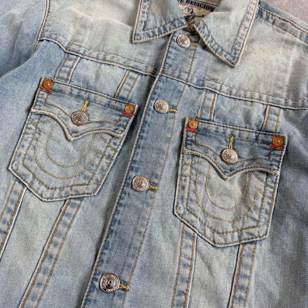 TRUE RELIGION デニムジャケット スナップボタン L メキシコ製