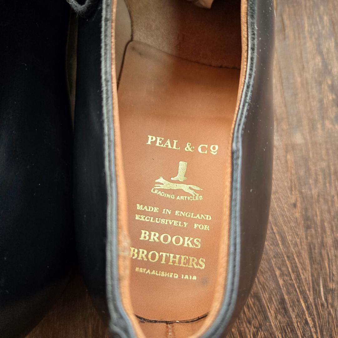 クロケット&ジョーンズ製 ブルックスブラザーズ×PEAL & Co ホールカット