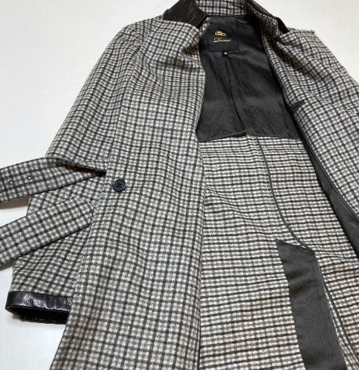 Drawer ドゥロワー ウール生地トレンチコートサイズ36