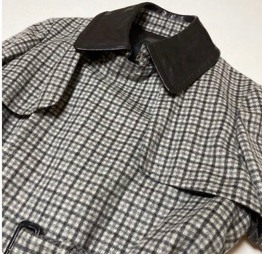 Drawer ドゥロワー ウール生地トレンチコートサイズ36