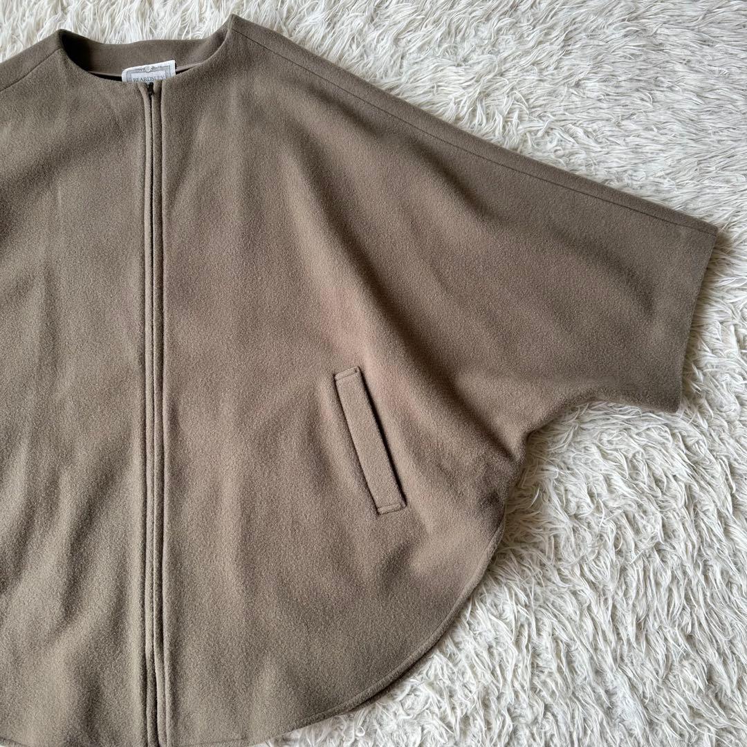 【ダリアページ】　BEARDSLEYウールポンチョコート