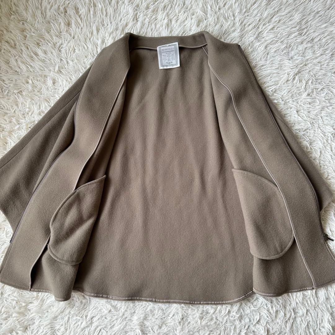 【ダリアページ】　BEARDSLEYウールポンチョコート