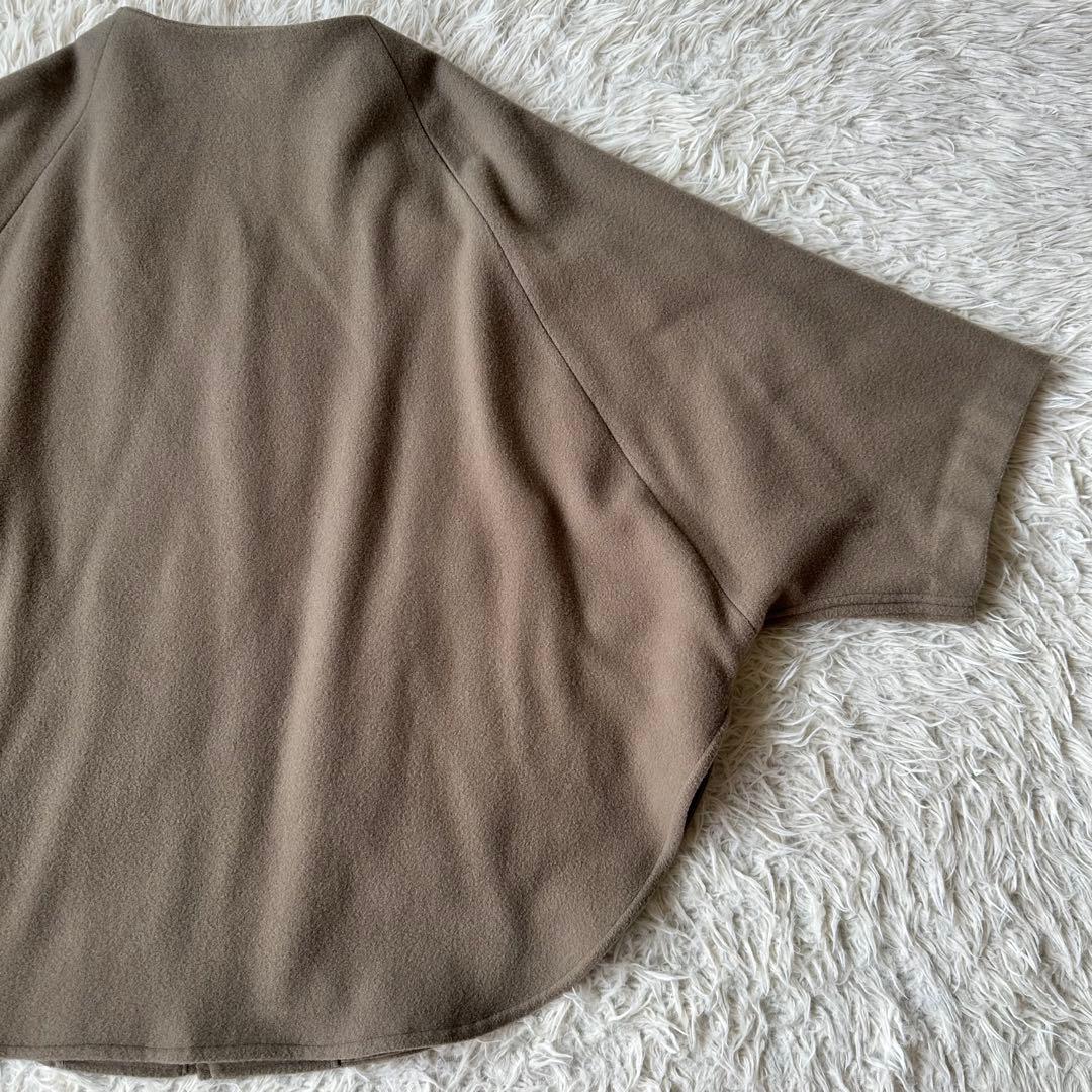 【ダリアページ】　BEARDSLEYウールポンチョコート