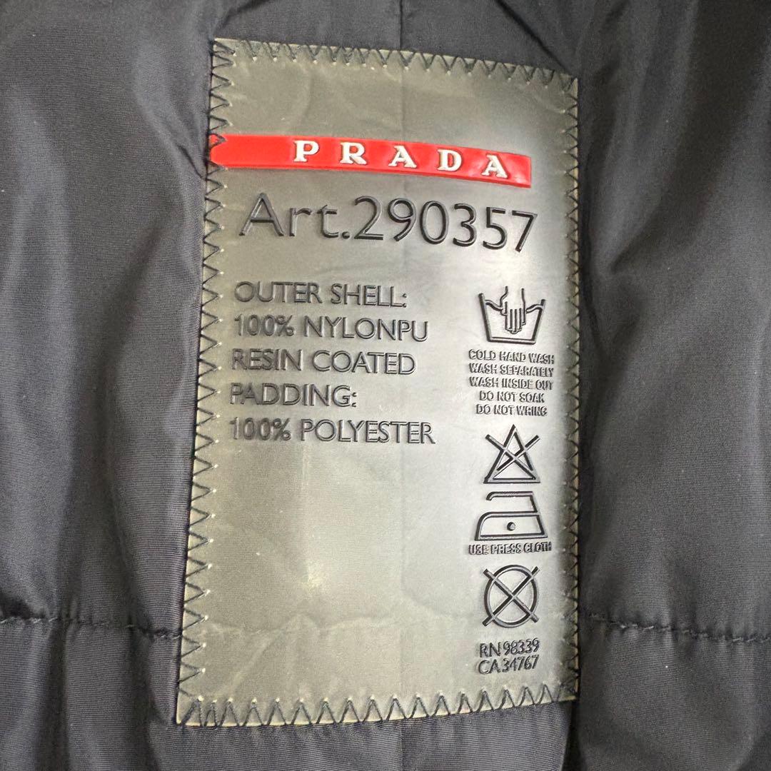 訳あり　PRADA SPORTS プラダスポーツ ロングコート ベルト付き