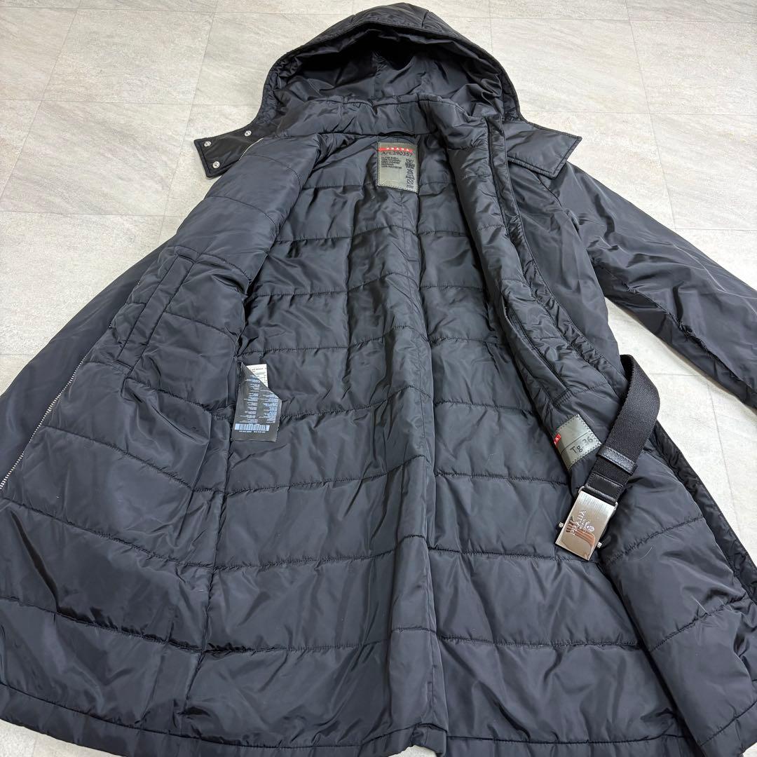 訳あり　PRADA SPORTS プラダスポーツ ロングコート ベルト付き