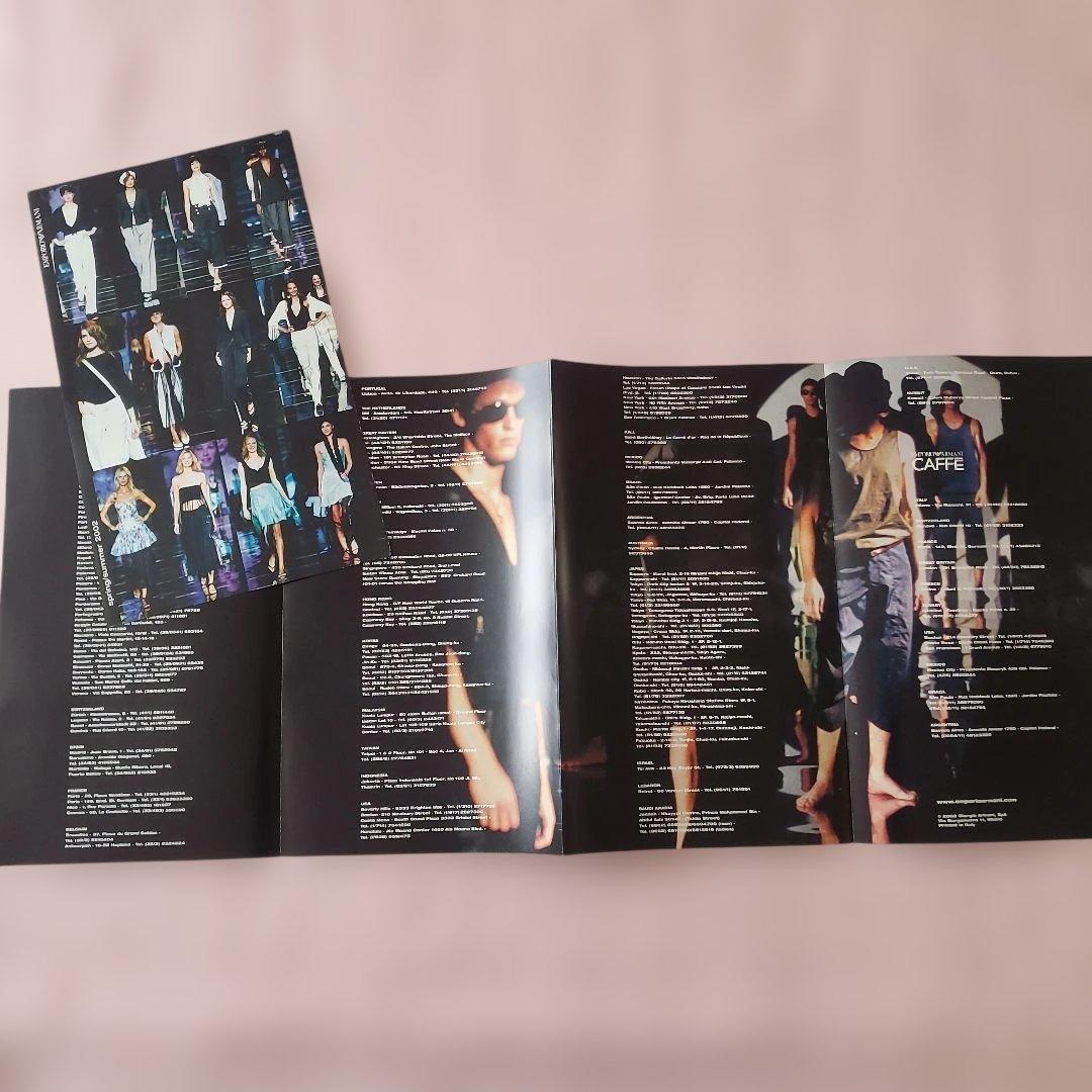 EMPORIO ARMANI 2002SS ルックブック 写真集