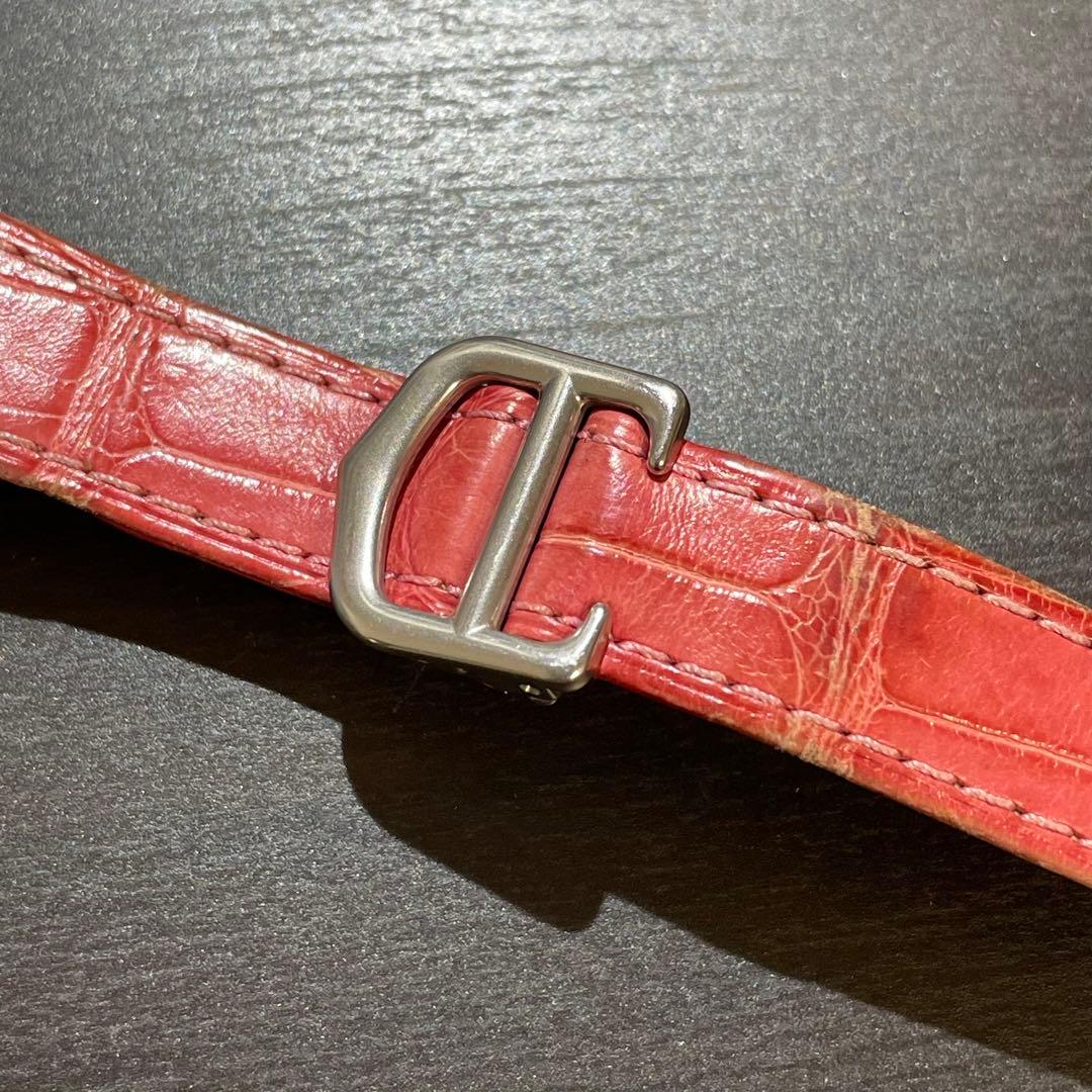 カルティエ　ロードスター　バックル　純正　クロコダイル　ベルト