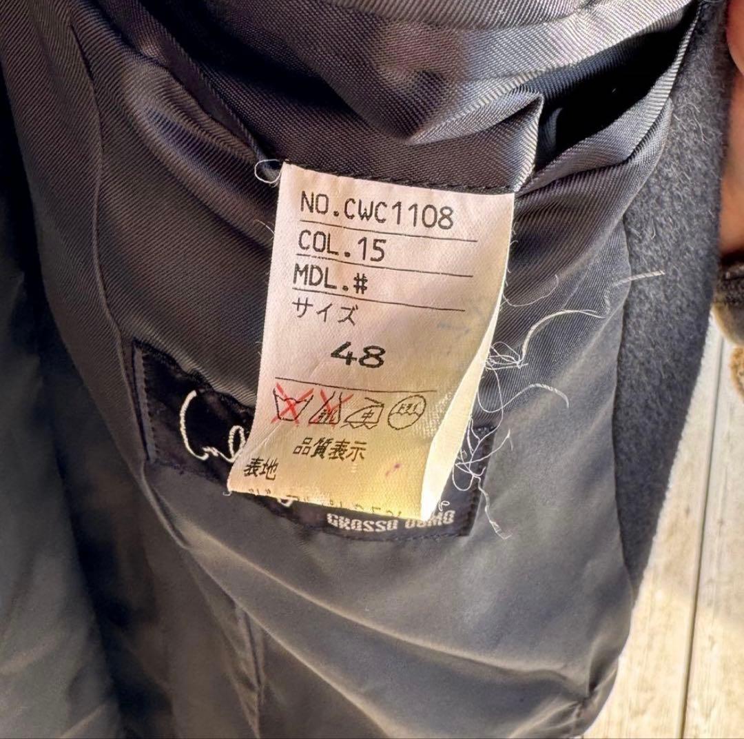 ジャケット・アウター 90s 65% Baby Alpaca Double Breasted Coat