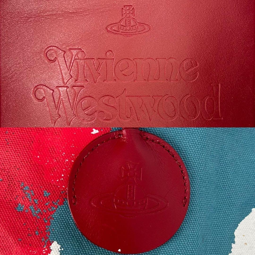 【美品】ヴィヴィアンウエストウッド クリーピーベア トートバッグ 水色 A4可