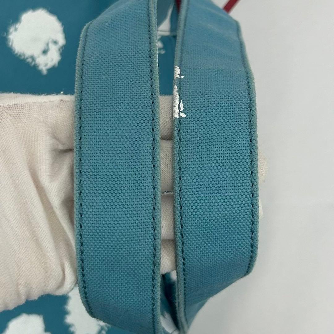 【美品】ヴィヴィアンウエストウッド クリーピーベア トートバッグ 水色 A4可