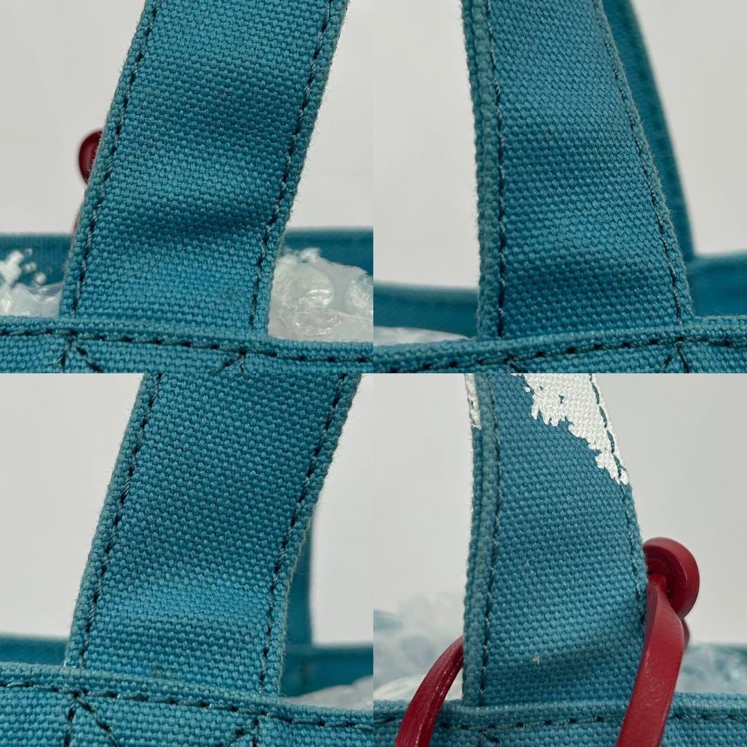 【美品】ヴィヴィアンウエストウッド クリーピーベア トートバッグ 水色 A4可