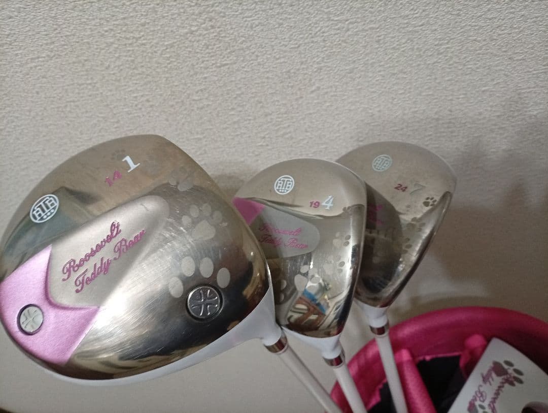 レディース ゴルフクラブ ハーフセット Roosevelt Teddy Bear
