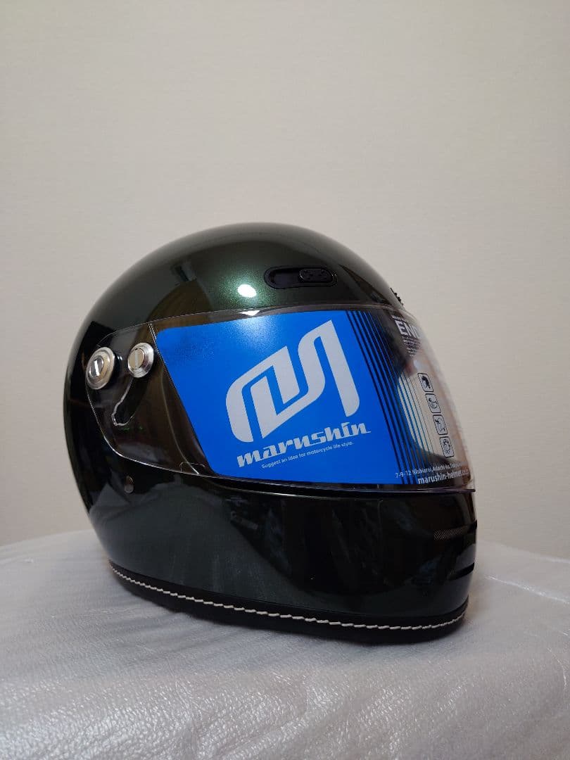 マルシン ヘルメット ENDMILL ヴィンテージメタリックグリーン ＸＬ 新品